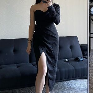 FashionNova SingleSleeve Tulip Dress- XS